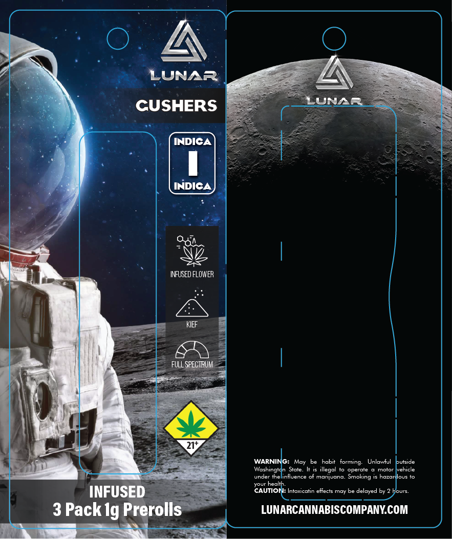 Lunar 3 Pack Preroll Perforated