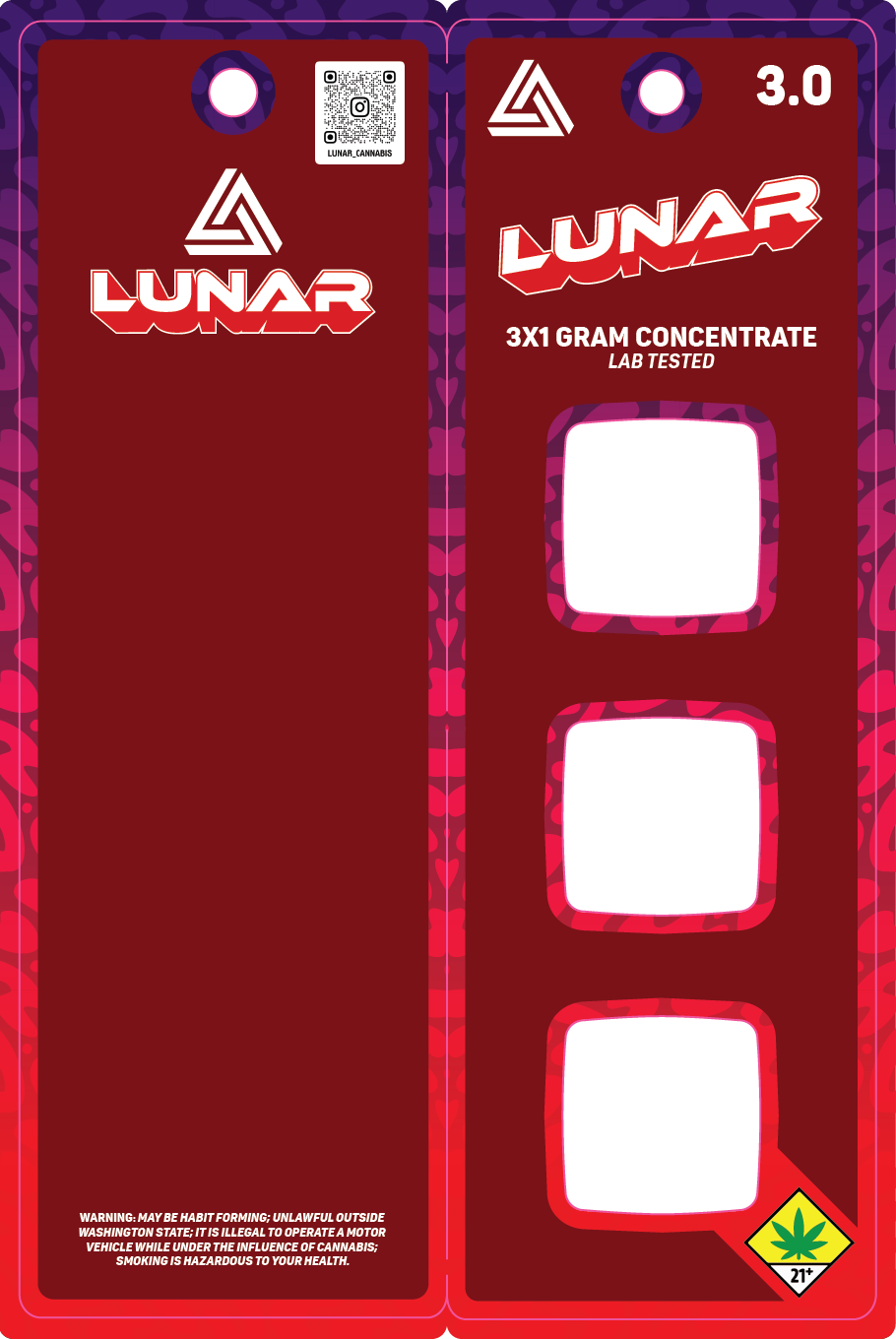Lunar 3 Pack Dab