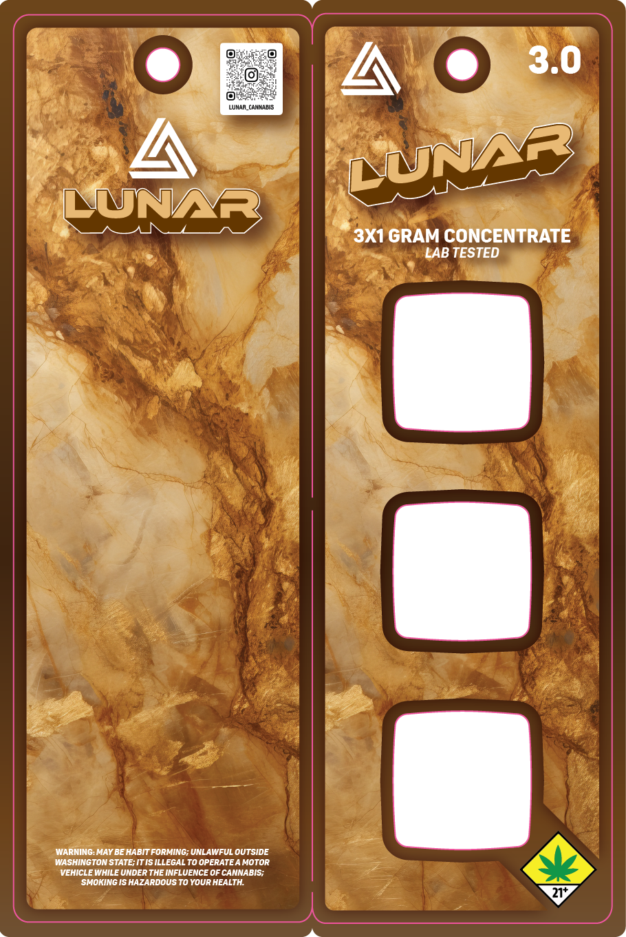Lunar 3 Pack Dab