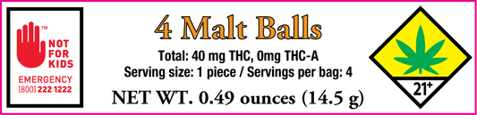 4 Malt Balls