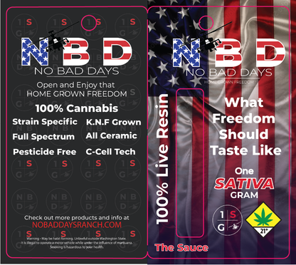 No Bad Days Live Resin Vape