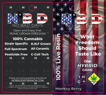 No Bad Days Live Resin Vape