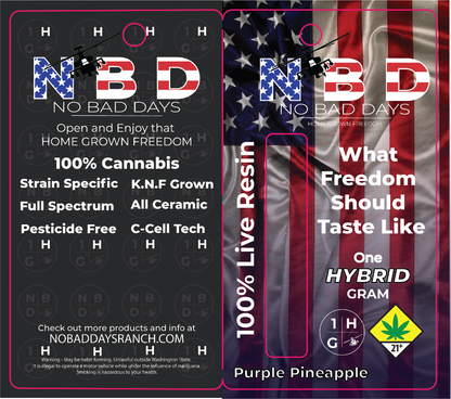 No Bad Days Live Resin Vape