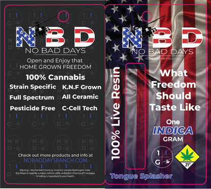 No Bad Days Live Resin Vape