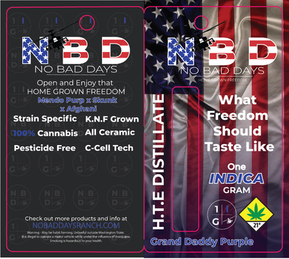 No Bad Days HTE Distillate Vape