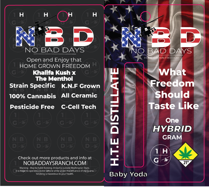 No Bad Days HTE Distillate Vape