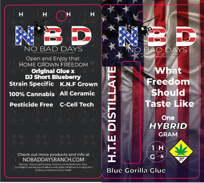 No Bad Days HTE Distillate Vape