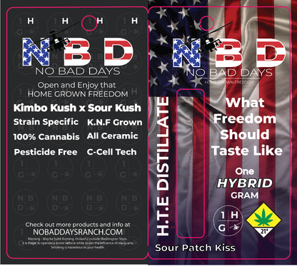 No Bad Days HTE Distillate Vape