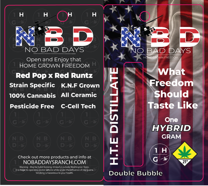 No Bad Days HTE Distillate Vape