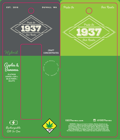 1937 Farms Rosin Disposable