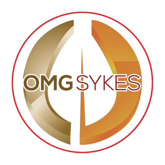 OMG Sykes Logo Round 1.5"