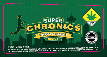 Super Chronics Preroll Label