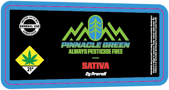 Pinnacle Green 2g Preroll