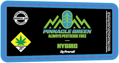 Pinnacle Green 2g Preroll
