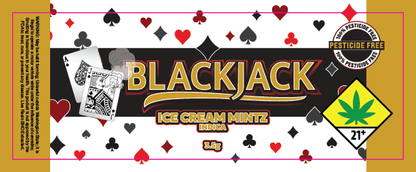 Black Jack Jar Label 3.5G