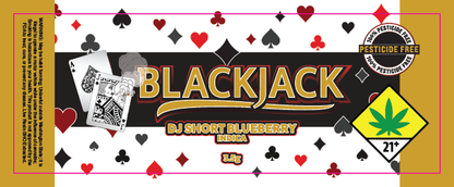 Black Jack Jar Label 3.5G