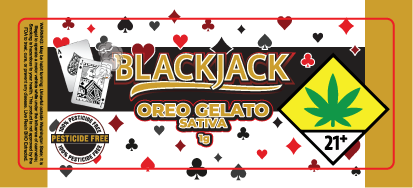 Black Jack Jar Label 1G