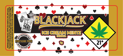Black Jack Jar Label 1G