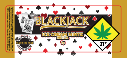 Black Jack Jar Label 1G
