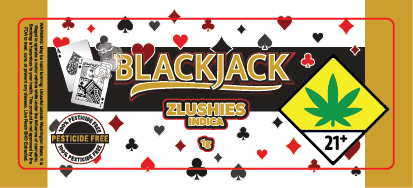 Black Jack Jar Label 1G