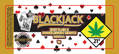 Black Jack Jar Label 1G