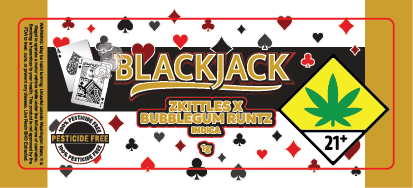 Black Jack Jar Label 1G