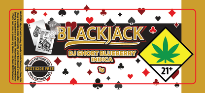 Black Jack Jar Label 1G