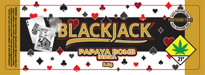 Black Jack Jar Label 3.5G
