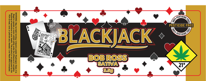 Black Jack Jar Label 3.5G