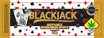 Black Jack Jar Label 3.5G