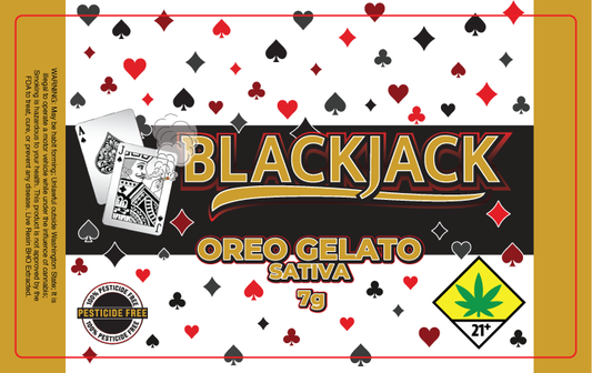 Black Jack Jar Label 7G