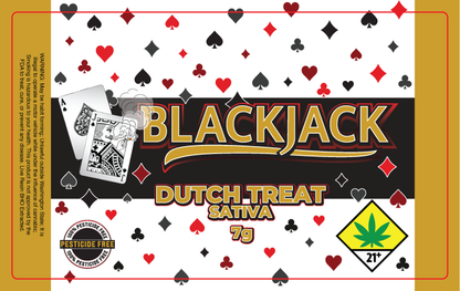 Black Jack Jar Label 7G