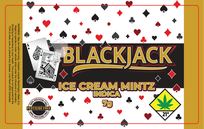 Black Jack Jar Label 7G