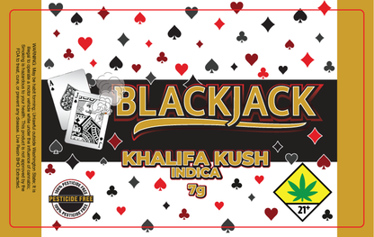 Black Jack Jar Label 7G