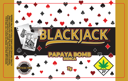 Black Jack Jar Label 7G