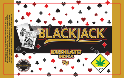 Black Jack Jar Label 7G