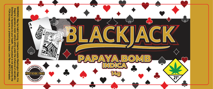 Black Jack Jar Label 14G