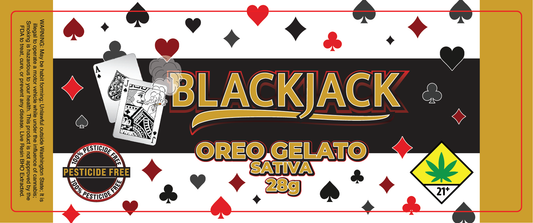 Black Jack Jar Label 28G