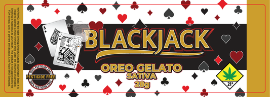 Black Jack Jar Label 28G