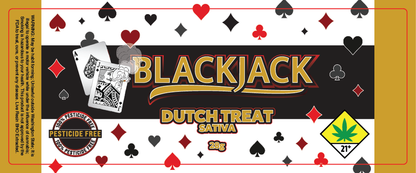 Black Jack Jar Label 28G