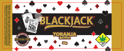 Black Jack Jar Label 28G