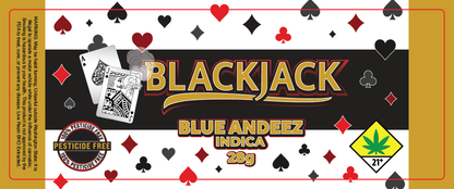 Black Jack Jar Label 28G