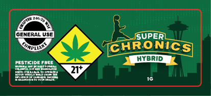 Super Chronics Jar Label 1g