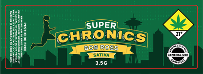 Super Chronics Jar Label 3.5g