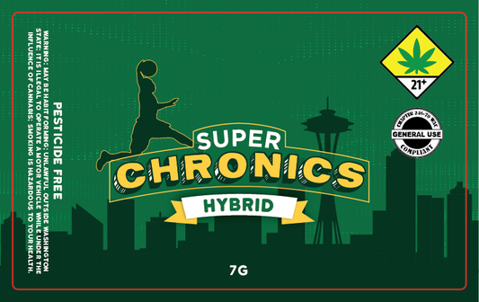 Super Chronics Jar Label 7g