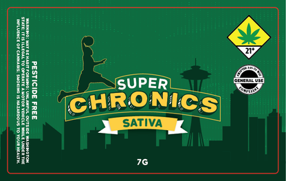 Super Chronics Jar Label 7g