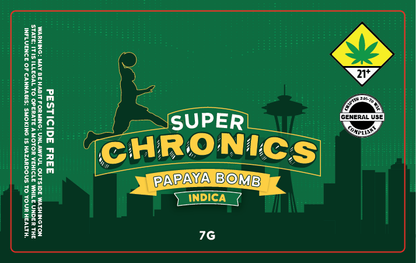 Super Chronics Jar Label 7g