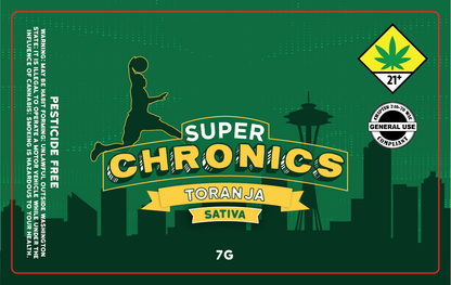 Super Chronics Jar Label 7g