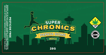 Super Chronics Jar Label 28g