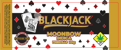 Black Jack Prerolls Label 28G